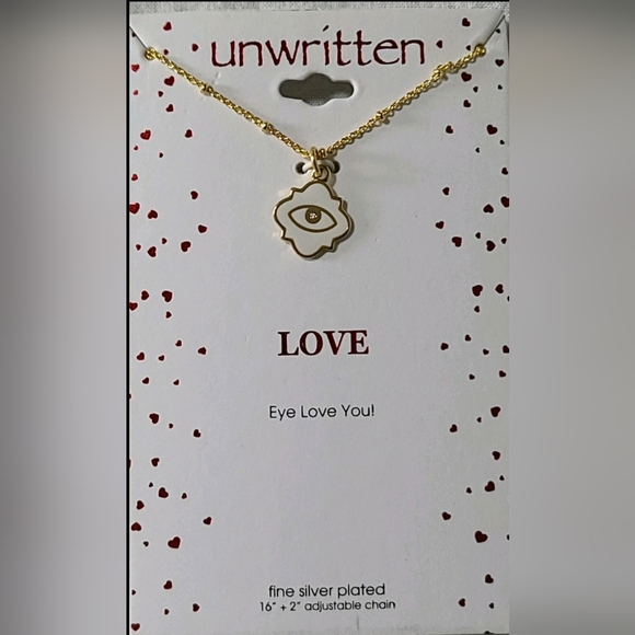 Unwritten Gold Eye Pendant Necklace - Picture 1 of 4